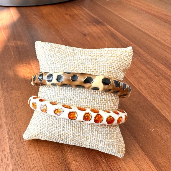 Kenneth Jay Lane Bangle Bracelet Set - Picture 5 of 12